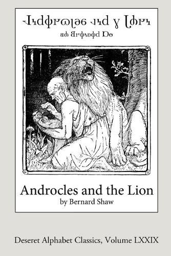 Cover image for Androcles and the Lion (Deseret Alphabet edition)