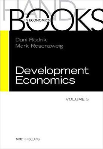 Cover image for Handbook of Development Economics