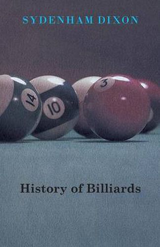Cover image for History Of Billiards