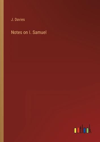 Cover image for Notes on I. Samuel
