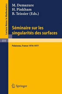 Cover image for Seminaire Sur Les Singularites Des Surfaces: Centre de Mathematiques de l'Ecole Polytechnique, Palaiseau 1976-1977