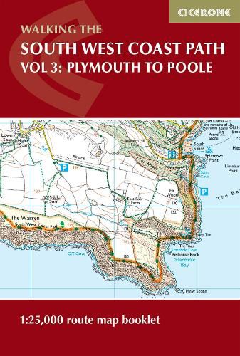 South West Coast Path Map Booklet - Vol 3: Plymouth to Poole