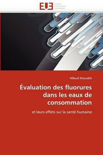 Cover image for Valuation Des Fluorures Dans Les Eaux de Consommation