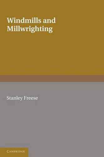 Cover image for Windmills and Millwrighting