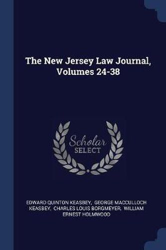 Cover image for The New Jersey Law Journal, Volumes 24-38