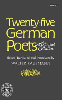 Cover image for Twenty-Five German Poets: A Bilingual Collection