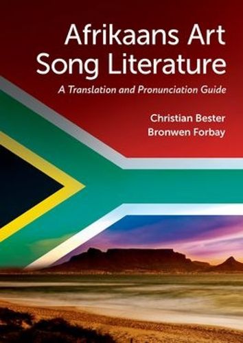 Cover image for Afrikaans Art Song Literature