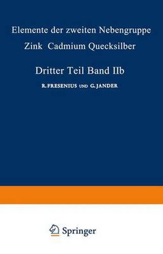 Cover image for Elemente der Zweiten Nebengruppe: Zink - Cadmium - Quecksilber