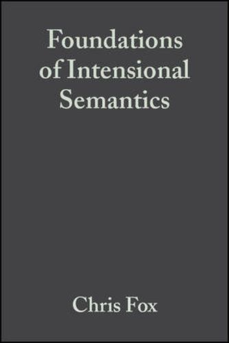 Foundations of Intensional Semantics