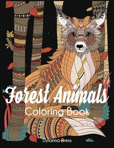 Cover image for Forest Animals Coloring Book: Adult Wildlife and Nature Coloring Book