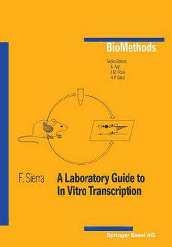 Cover image for A Laboratory Guide to In Vitro Transcription