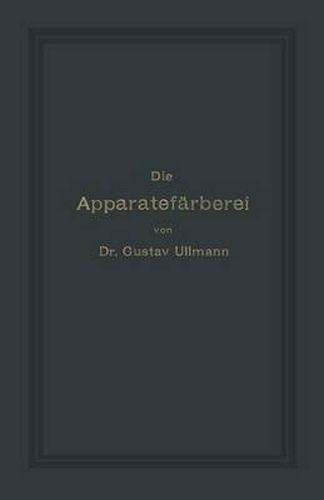 Cover image for Die Apparatefarberei