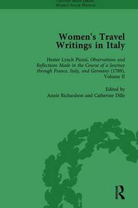 Cover image for Women's Travel Writings in Italy, Part I Vol 4