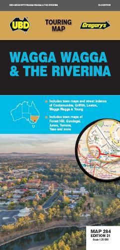Wagga Wagga & The Riverina Map 284 21st ed