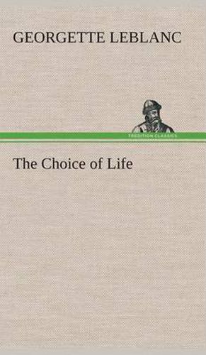 Cover image for The Choice of Life