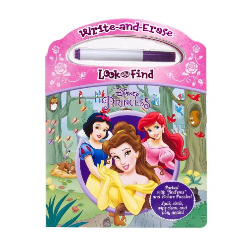 Cover image for Disney Princess Write & Erase Look & Find