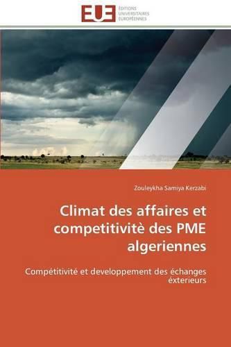 Cover image for Climat des affaires et competitivite des pme algeriennes