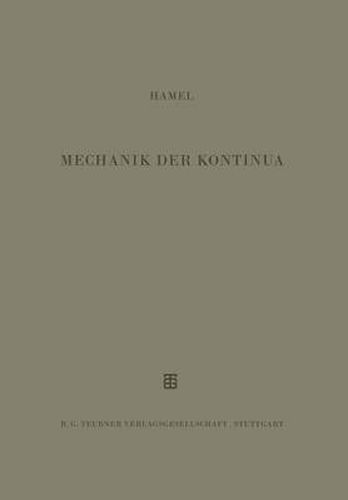 Cover image for Mechanik Der Kontinua
