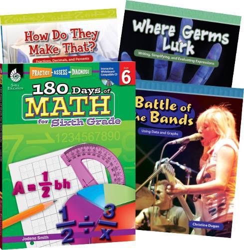 Cover image for Learn-At-Home: Math Bundle Grade 6