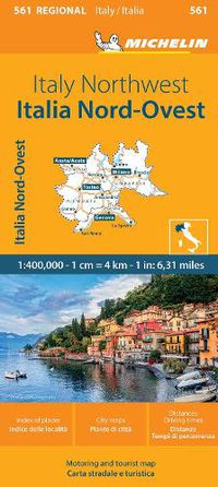 Cover image for Italy Northwest - Michelin Regional Map 561