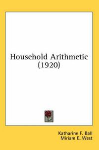 Cover image for Household Arithmetic (1920)