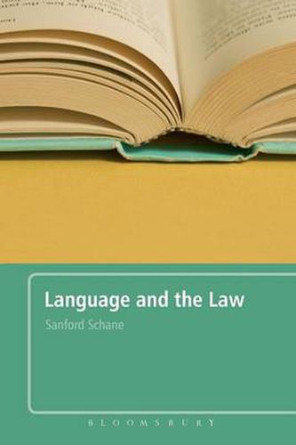 Cover image for Language and the Law: With a Foreword by Roger W. Shuy