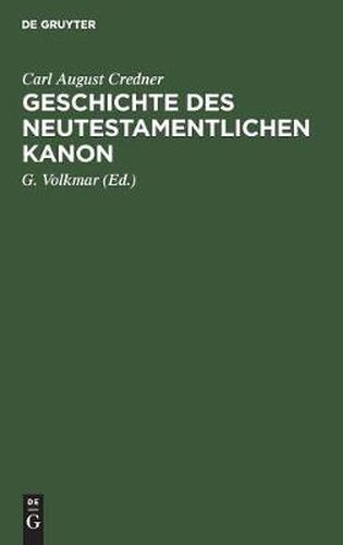 Geschichte des neutestamentlichen Kanon