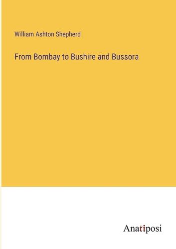 Cover image for From Bombay to Bushire and Bussora