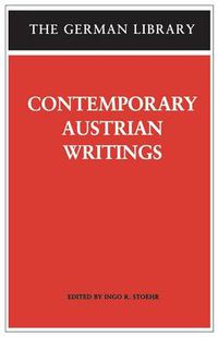 Cover image for Contemporary Austrian Writings