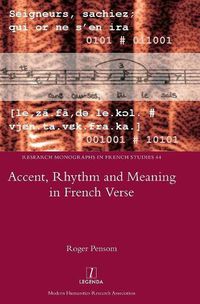 Cover image for Accent, Rhythm and Meaning in French Verse