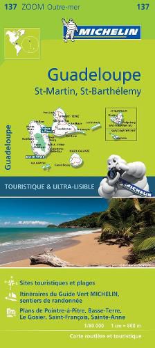 Cover image for Guadeloupe - Zoom Map 137: Map