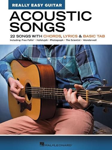 Cover image for Acoustic Songs - Really Easy Guitar Series: 22 Songs with Chords, Lyrics & Basic Tab