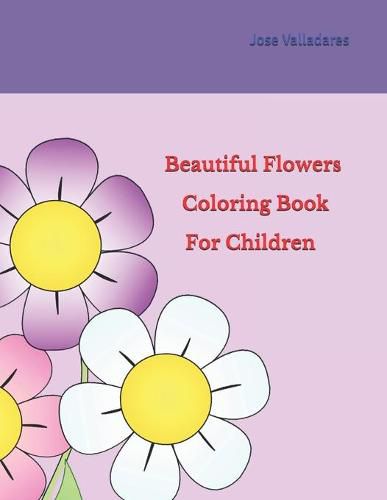 Cover image for Beautiful Flowers Coloring Book for Children