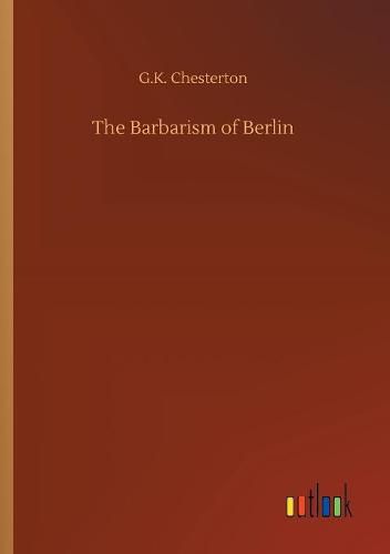 Cover image for The Barbarism of Berlin