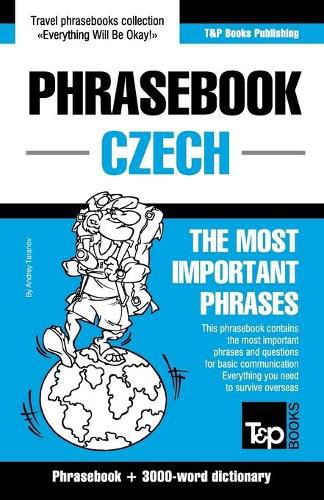 Cover image for English-Czech phrasebook and 3000-word topical vocabulary