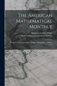 Cover image for The American Mathematical Monthly