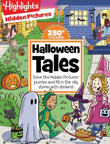 Cover image for Halloween Tales: Solve the Hidden Pictures puzzles and fill in the silly stories with stickers!
