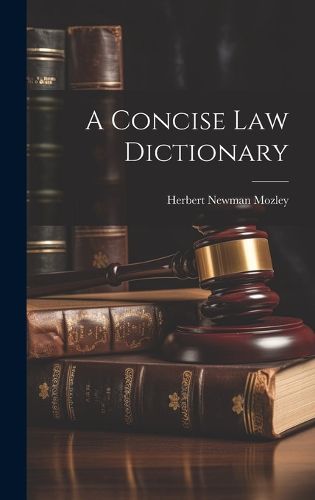 Cover image for A Concise Law Dictionary