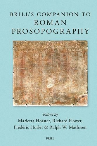 Cover image for Brill's Companion to Roman Prosopography