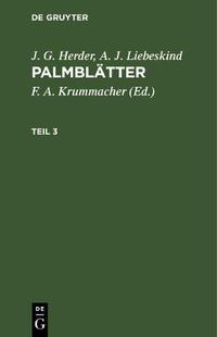 Cover image for Palmblatter