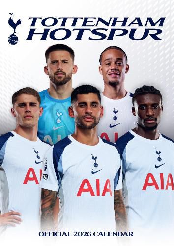 Cover image for TOTTENHAM HOTSPUR FC MEN'S 2026 A3 CALENDAR