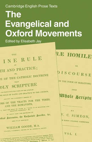 Cover image for The Evangelical and Oxford Movements
