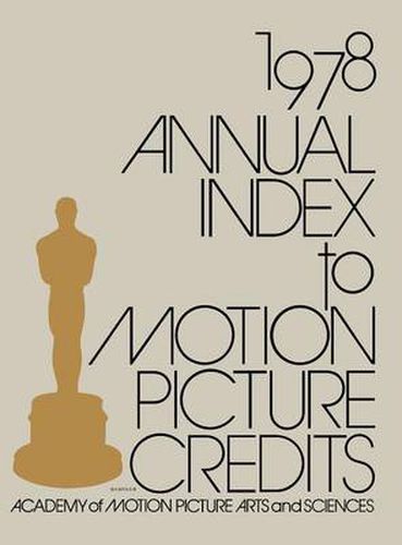 Cover image for Annual Index to Motion Picture Credits 1978.