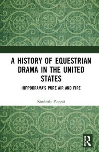 Cover image for A History of Equestrian Drama in the United States: Hippodrama's Pure Air and Fire