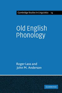 Cover image for Old English Phonology