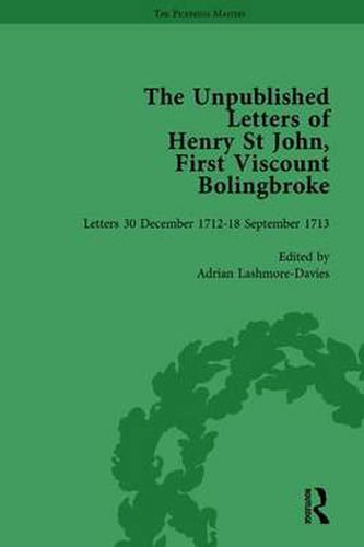 Cover image for The Unpublished Letters of Henry St John, First Viscount Bolingbroke Vol 3