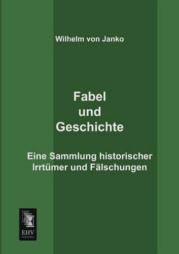 Cover image for Fabel Und Geschichte