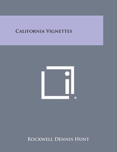 Cover image for California Vignettes