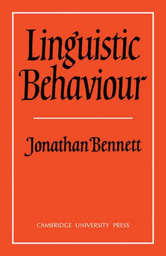 Cover image for Linguistic Behaviour