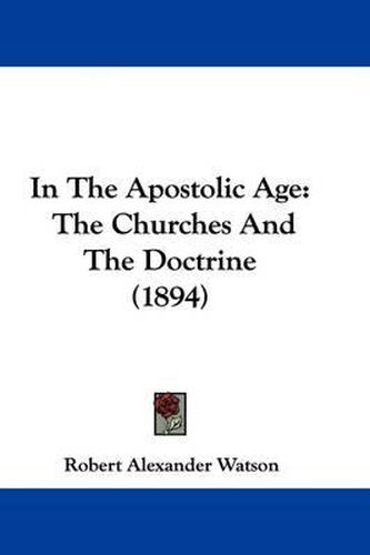 Cover image for In the Apostolic Age: The Churches and the Doctrine (1894)